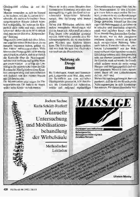 Vorschauseite 3: Süchtige Eßstörungen - Friß oder stirb ...
