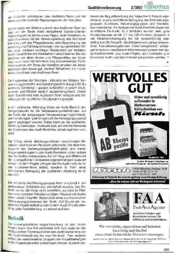 Vorschauseite 2: Bessere Qualität durch klinische Audits