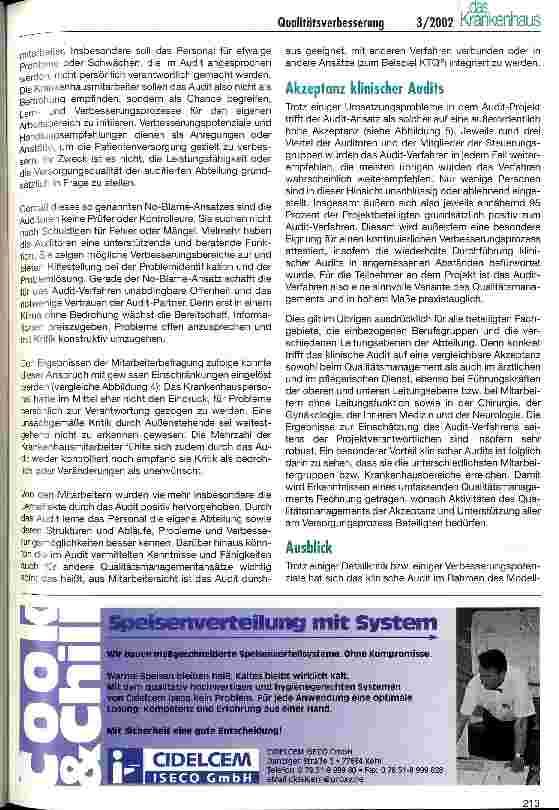 Vorschauseite 6: Bessere Qualität durch klinische Audits