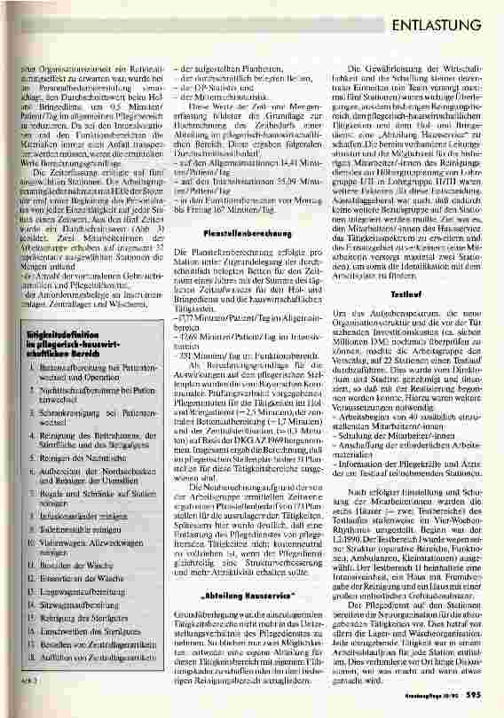 Vorschauseite 2: Entlastung von berufsfremden Tätigkeiten