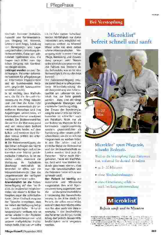 Vorschauseite 4: Die neue Charta der Patientenrechte