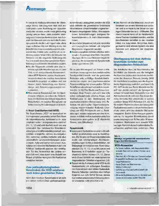 Vorschauseite 3: Wenn die oberen Atemwege streikenDifferentialdiagnose des therapieresistenten Asthma bronchiale