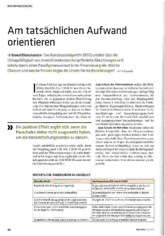 Vorschauseite 1: Am tatsächlichen Aufwand orientieren