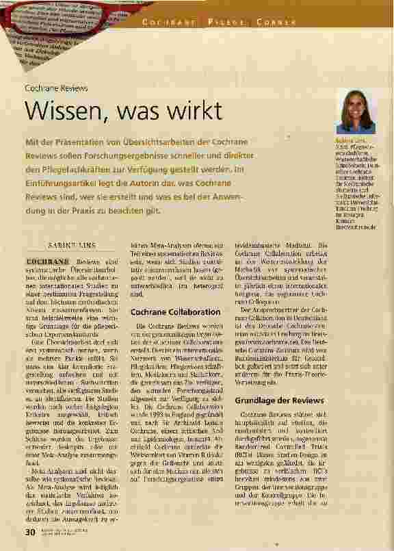 Vorschauseite 1: Wissen, was wirkt