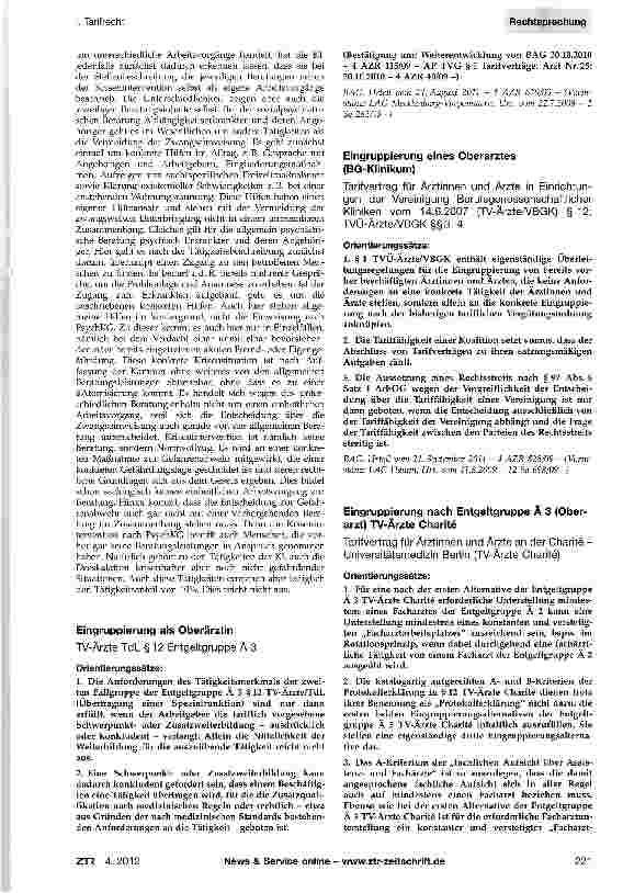 Vorschauseite 3: Eingruppierung in Entgeltgruppe S 14 (VKA) -sozialpsychiatrischer Dienst TVöD Anlage C (VKA)