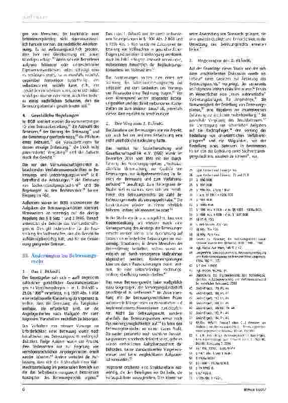 Vorschauseite 2: 20 Jahre Betreuungsrecht - Rückblick und Ausblick