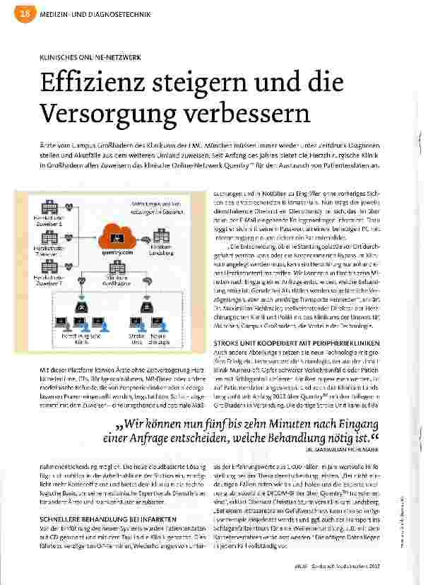 Vorschauseite 1: Effizienz steigern und die Versorgung verbessern