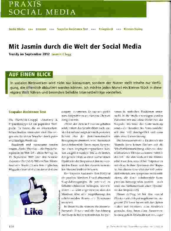 Vorschauseite 1: Mit Jasmin durch die Welt der Social Media