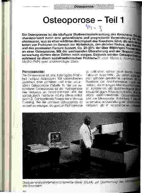 Vorschauseite 1: Osteoporose - Teil 1
