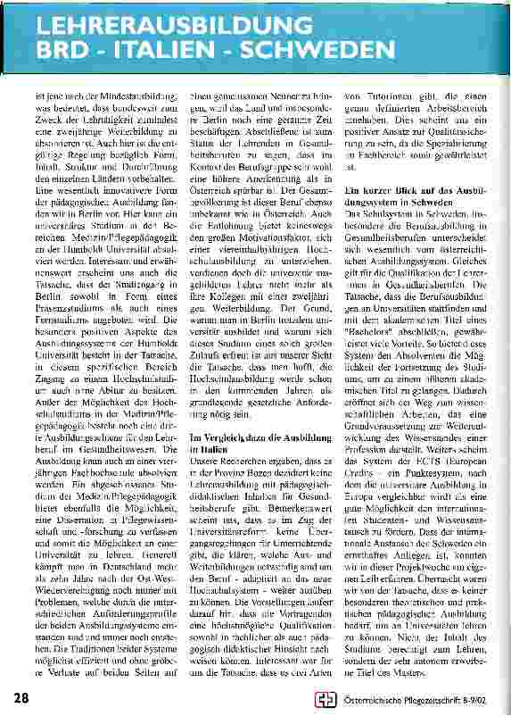 Vorschauseite 3: Rollenverständnis - 3. Tagung der ARGE LehrerInnen