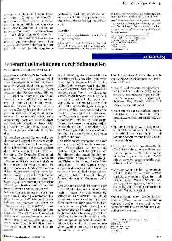Vorschauseite 2: Suboptimale Versorgung mit Mikronährstoffen im Kindesalter - Ursachen und Folgen