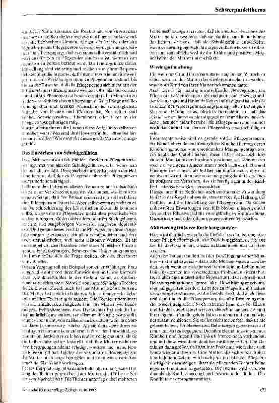 Vorschauseite 3: Muß der Patient immer im Mittelpunkt stehen?
