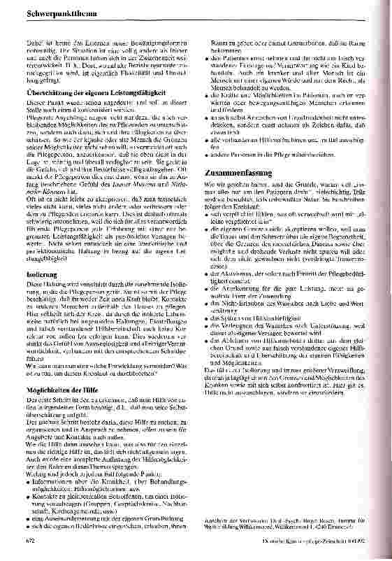 Vorschauseite 4: Muß der Patient immer im Mittelpunkt stehen?