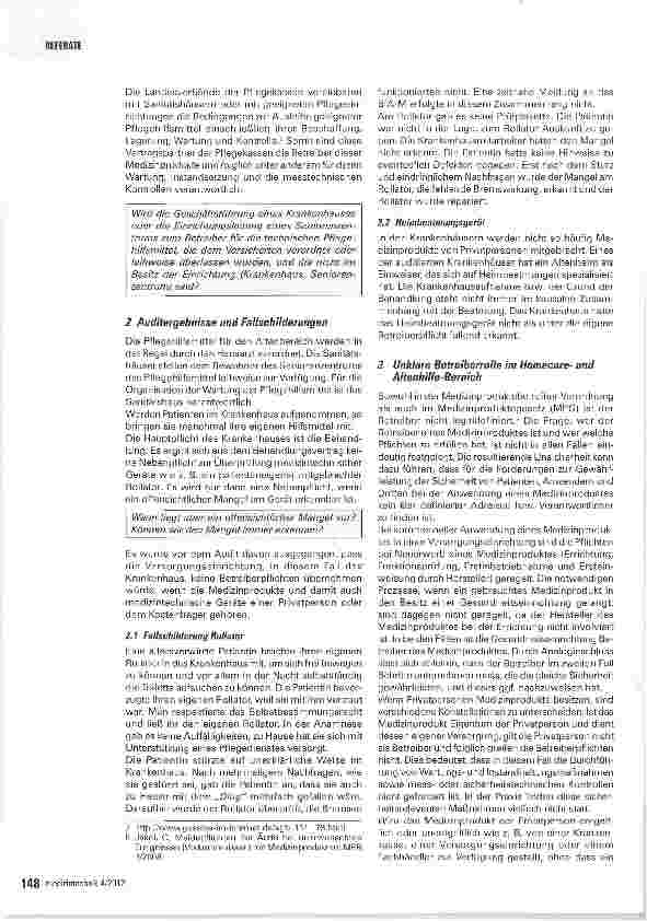 Vorschauseite 3: Management der Medizintechnik