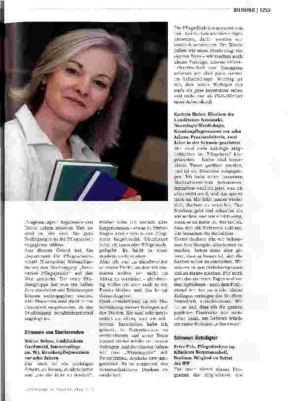 Vorschauseite 2: Aus der Praxis in die Uni und wieder zurück
