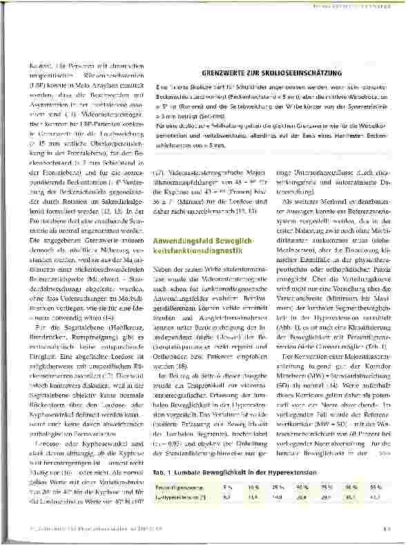 Vorschauseite 2: Nützlichkeit der videorasterstereografischen Funktionsdiagnostik