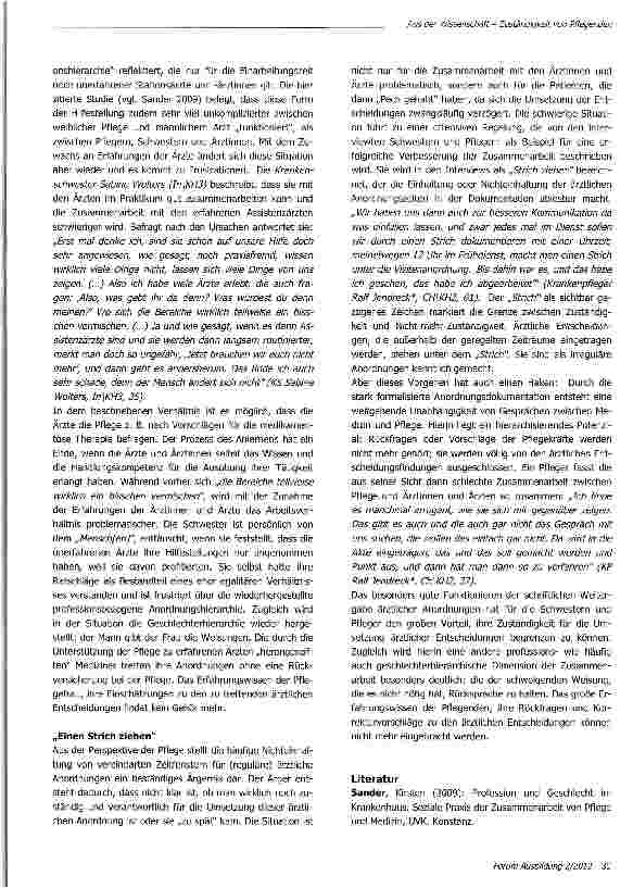 Vorschauseite 2: Zuständigkeit von Pflegenden für ärztliche Anordnungen