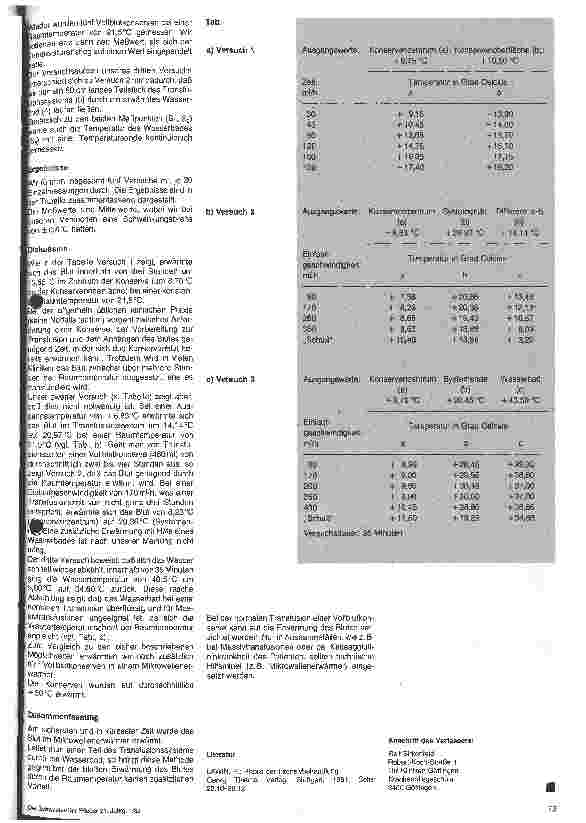 Vorschauseite 2: Problematik der Bluterwärmung
