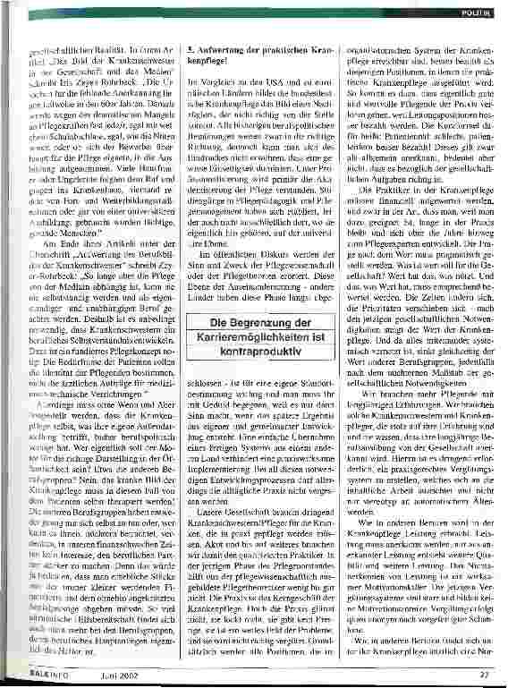 Vorschauseite 4: Meinung: Berufspolitisches Versagen!