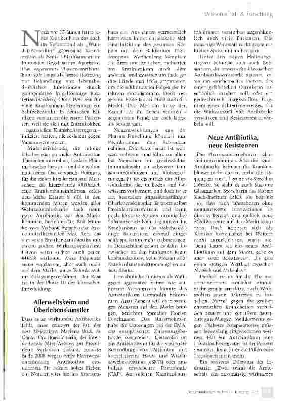 Vorschauseite 2: Mensch gegen Mikrobe