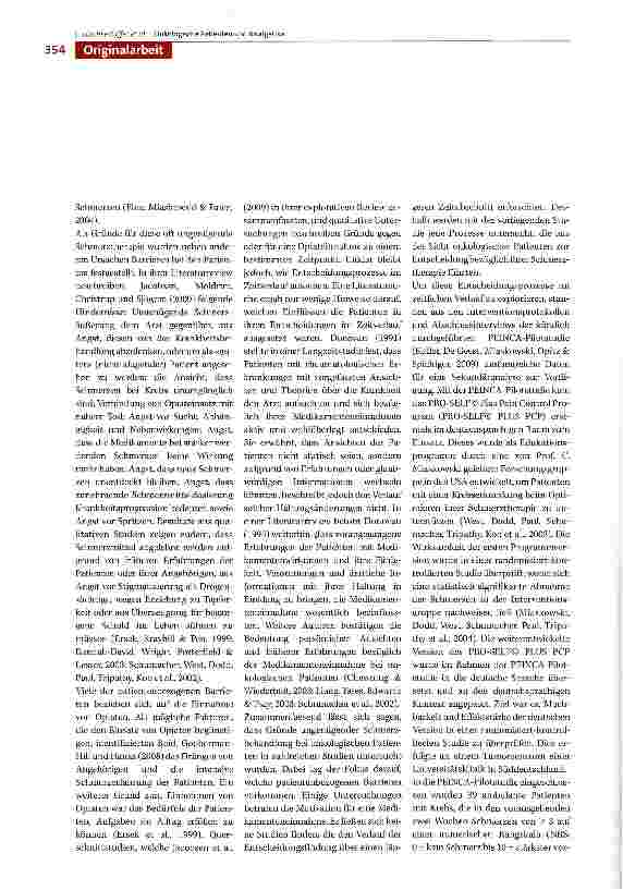 Vorschauseite 2: Entscheidungswege von onkologischen Patienten im Umgang mit Schmerzmedikamenten im häuslichen Umfeld: eine qualitative Sekundäranalyse