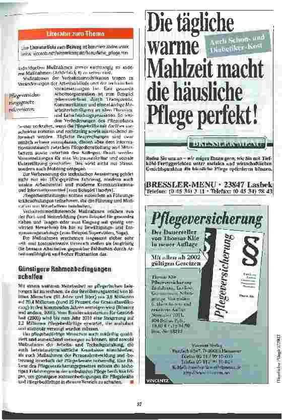 Vorschauseite 4: Pflege als Selbstausbeutung