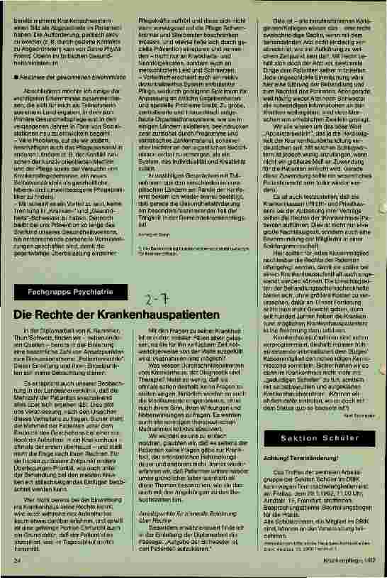 Vorschauseite 2: Die Rolle des Krankenpflegepersonals in der Primären Gesundheitsversorgung in Europa