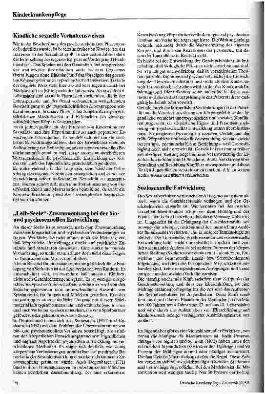 Vorschauseite 3: Die Entwicklung der Sexualität und Geschlechtsidentität