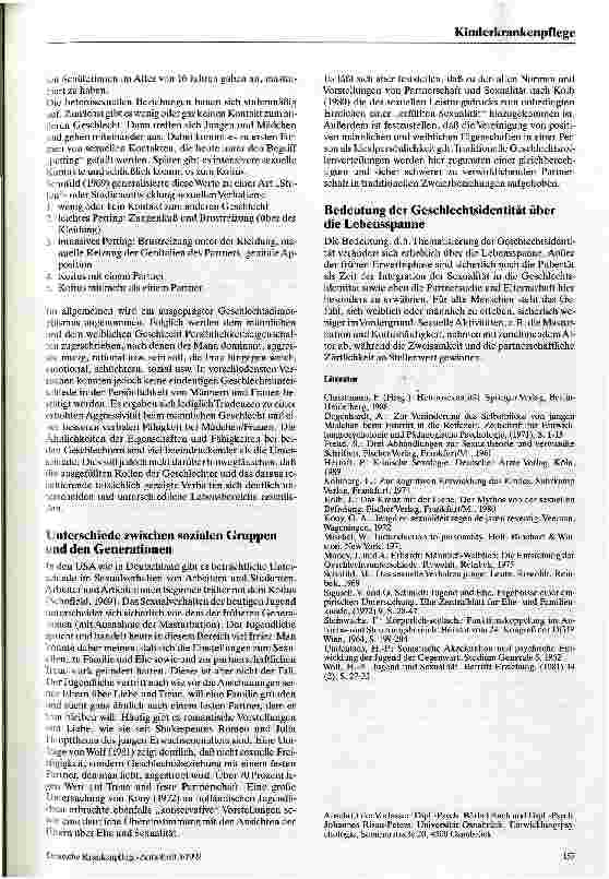 Vorschauseite 4: Die Entwicklung der Sexualität und Geschlechtsidentität