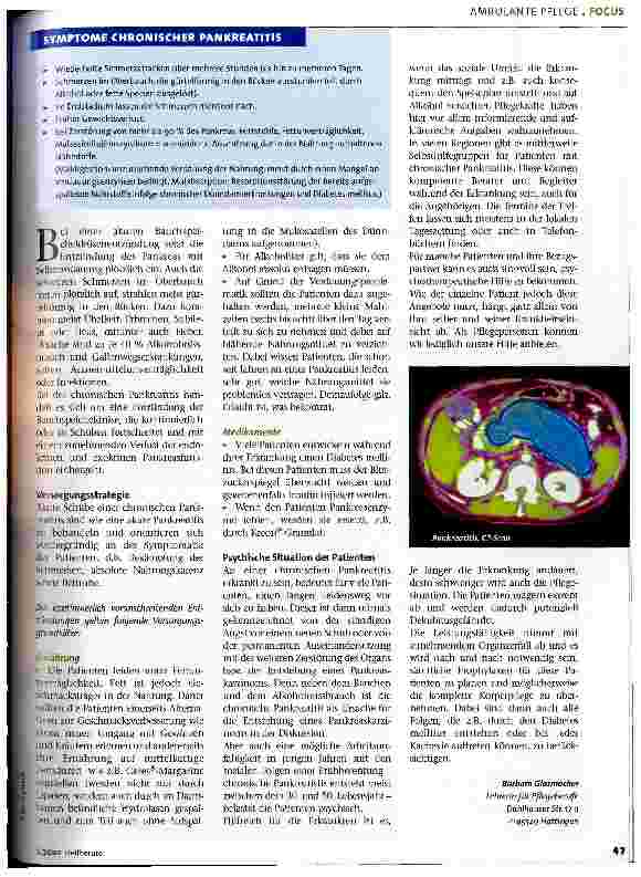 Vorschauseite 2: Chronische Pankreatitis