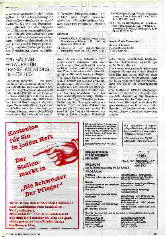 Vorschauseite 6: Theorie - Praxis - Pflegenotstand Teil 3