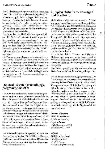 Vorschauseite 4: Disease-Management-Programme Chancen und Herausforderung für das deutsche Gesundheitswesen