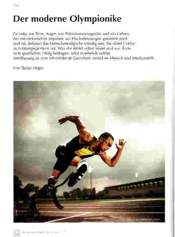 Vorschauseite 1: Der moderne Olympionike