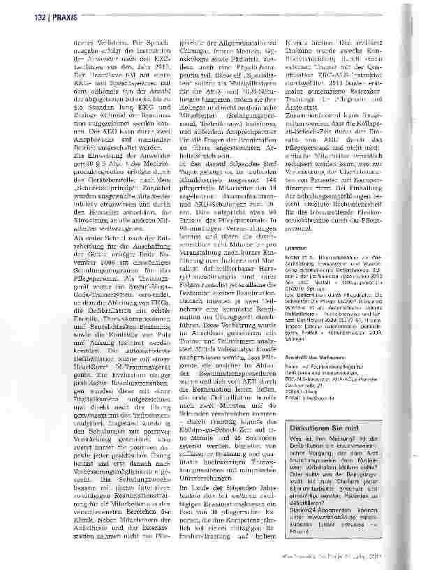 Vorschauseite 5: Laien-Defibrillator verbessert die Uberlebensraten