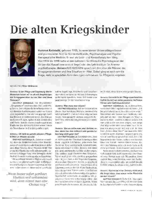 Vorschauseite 1: Die alten Kriegskinder