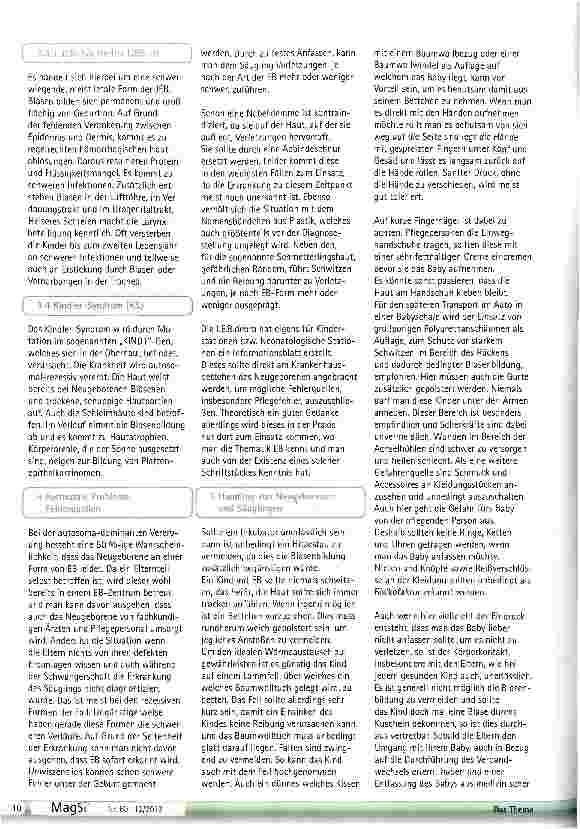 Vorschauseite 2: Epidermolysis Bullosa