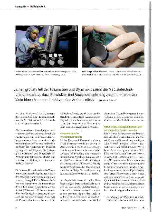 Vorschauseite 3: Innovationskraft der Branche stärken