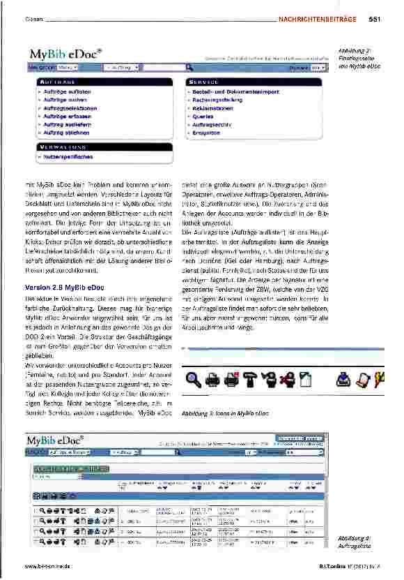Vorschauseite 3: Effiziente Dokumentlieferung mit MyBib eDoc