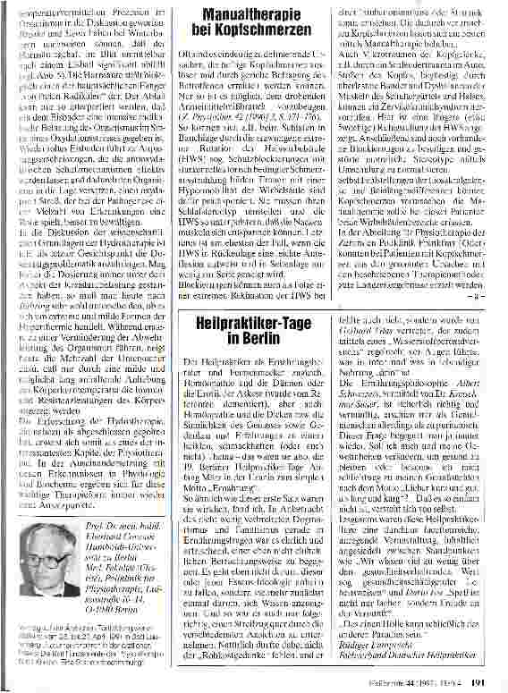 Vorschauseite 3: Wissenschaftliche Grundlagen der Hydrotherapie
