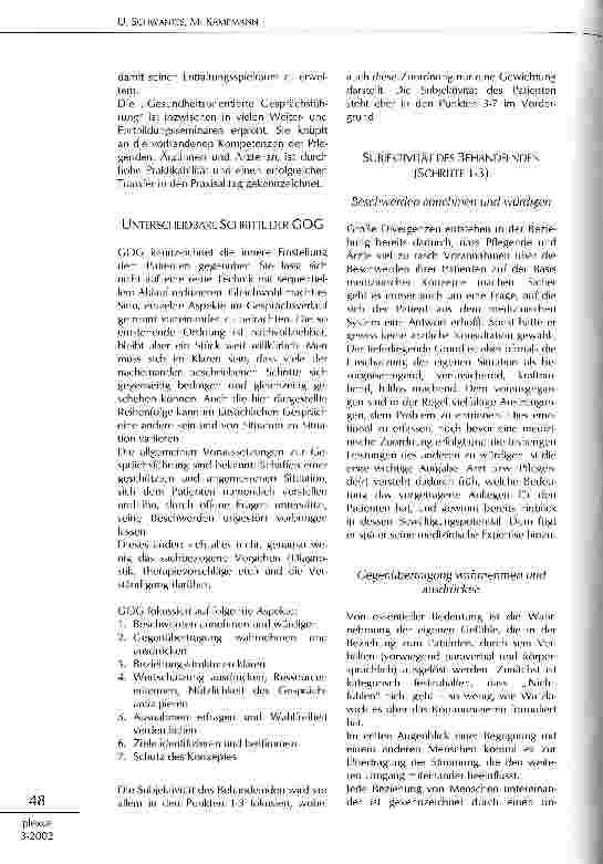 Vorschauseite 2: GOG - Gesundheitsorientierte Gesprächsführung