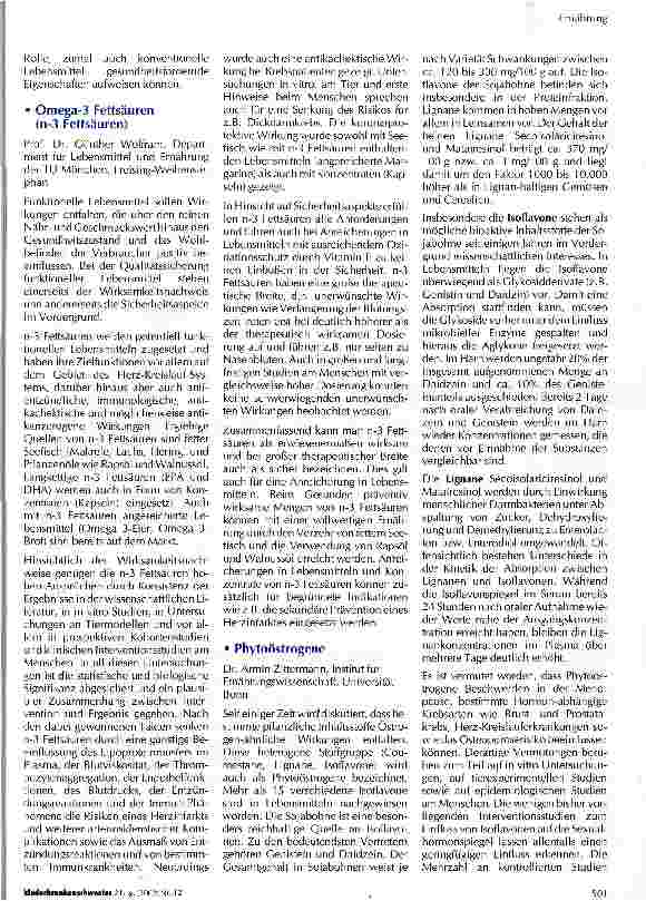 Vorschauseite 3: Die wichtigsten funktionellen Lebensmittel