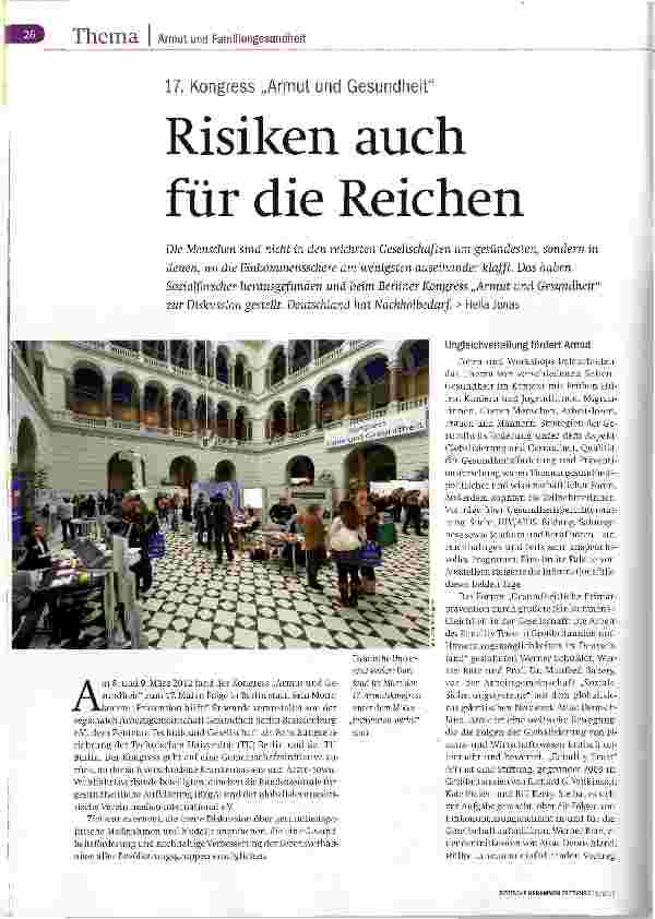 Vorschauseite 1: Risiken auch für die Reichen