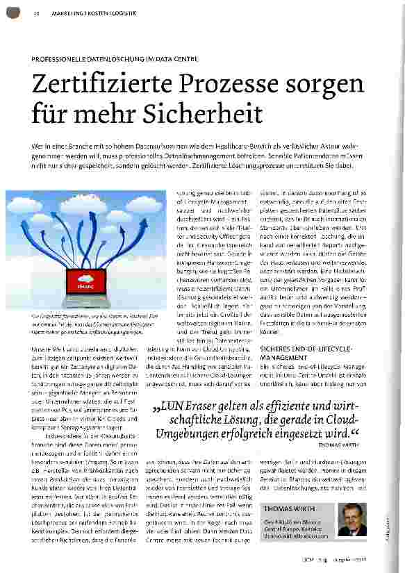 Vorschauseite 1: Zertifizierte Prozesse sorgen für mehr Sicherheit