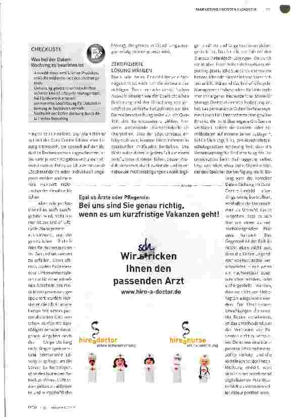 Vorschauseite 2: Zertifizierte Prozesse sorgen für mehr Sicherheit