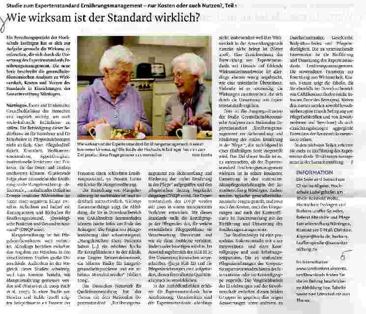 Vorschauseite 1: Wie wirksam ist der Standard wirklich?