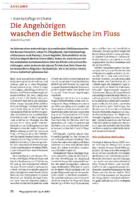 Vorschauseite 1: Die Angehörigen waschen die Bettwäsche im Fluss
