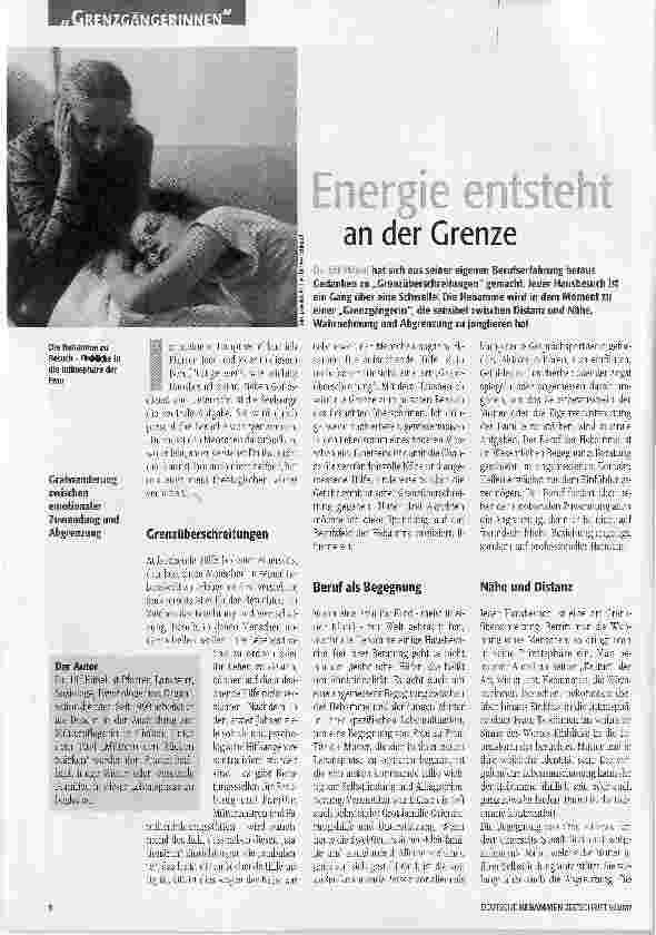 Vorschauseite 1: Energie entsteht an der Grenze