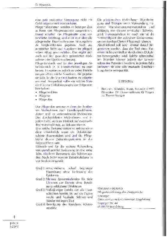 Vorschauseite 3: Dekubitusmanagement in der Krankenpflege