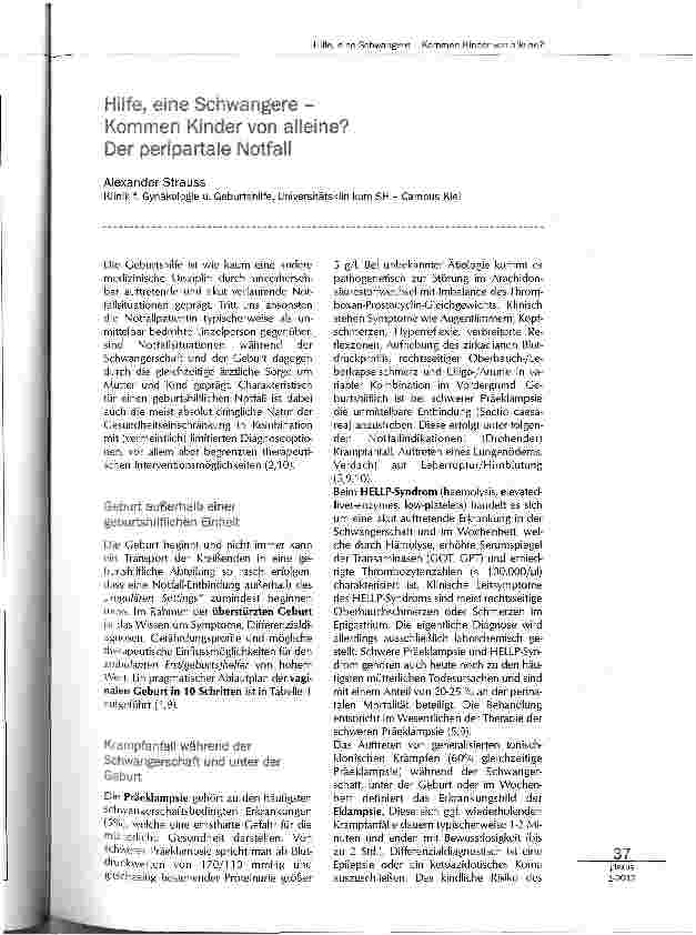Vorschauseite 1: Kommen Kinder von alleine?