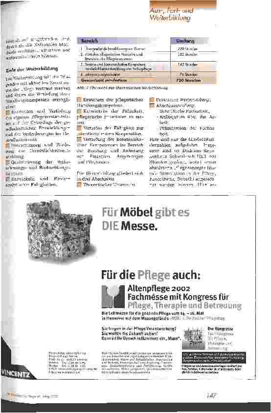 Vorschauseite 2: Weiterbildung zum Pflegeexperten Spezialist auf Allgemeinstation